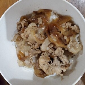 甘辛豚丼